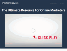 Tablet Screenshot of imarketersclub.net